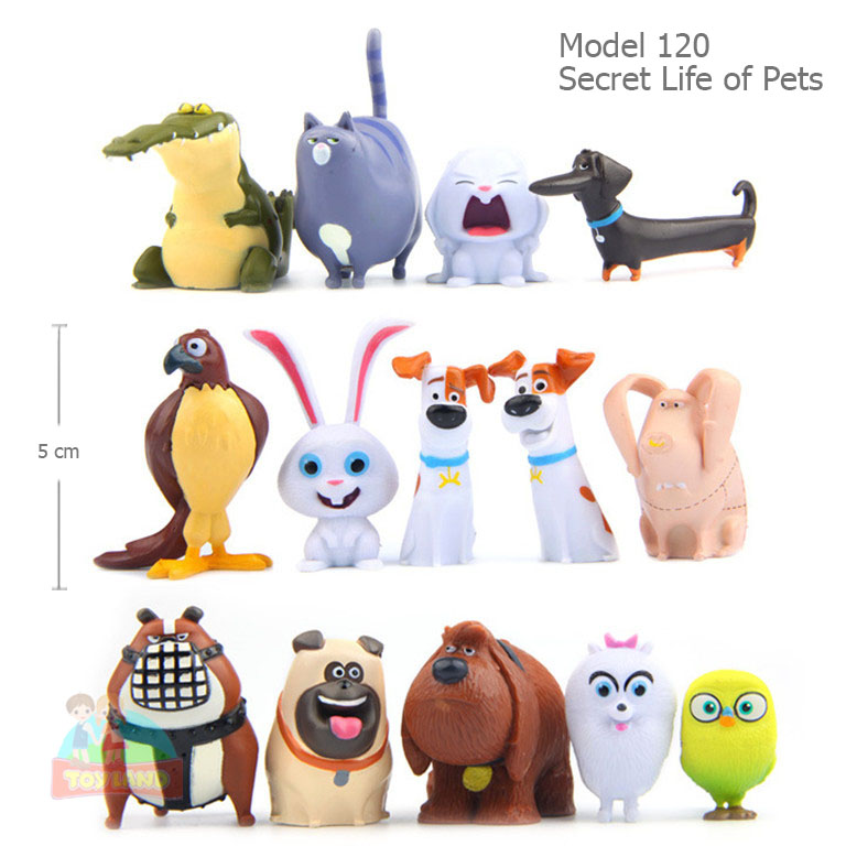 Action Figure Set - Model 120 :  Secret Life of Pets